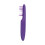 Brosse démêlante électrique 27x6x4 cm violet, 2xAA 3