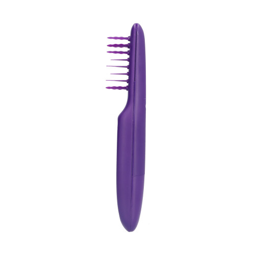 Brosse démêlante électrique 27x6x4 cm violet, 2xAA 2