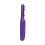Brosse démêlante électrique 27x6x4 cm violet, 2xAA 9