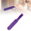 Brosse démêlante électrique 27x6x4 cm violet, 2xAA 15