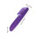 Brosse démêlante électrique 27x6x4 cm violet, 2xAA 11