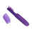 Brosse démêlante électrique 27x6x4 cm violet, 2xAA 14