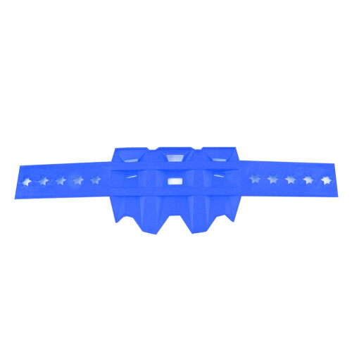 Couvre-échappement universel pour moto bleu 2