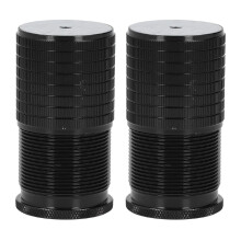 2 pièces Réhausseurs de pieds de table 43-75 mm 50-500 kg noir brillant