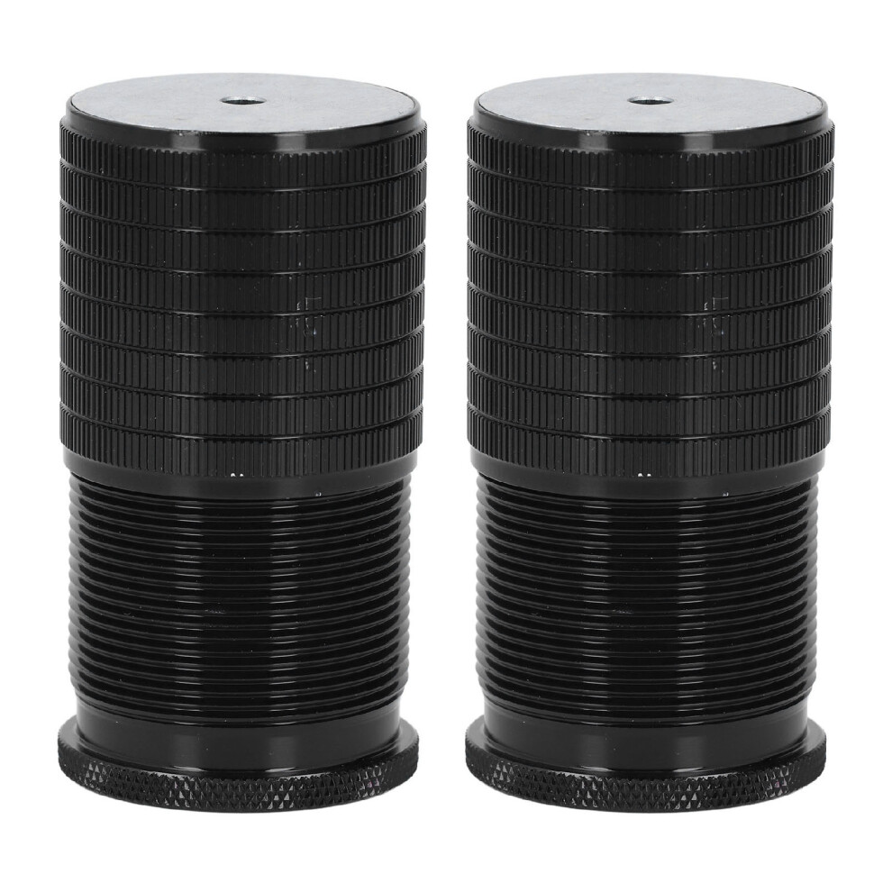 2Pcs Table Leg Risers Sofa Chair Furniture Feet Support 43-75Mm Adjustable Height Bright Black 7601322497542