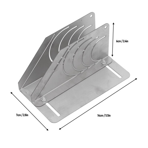 Règle pour tuyau isolant 20-50mm, coupe-arc à 45 1