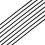 Fil élastique noir 1,0 mm x 100 m pour bijoux DIY 12