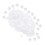 Tappo posteriore in silicone trasparente 11mmD6mmL 500 pezzi 16