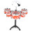 Kids Instrument Drum Set for Toddler Educational Percussion Simulation Instrument 14