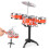 Kids Instrument Drum Set for Toddler Educational Percussion Simulation Instrument 4
