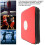 Supporto a parete per pad bersaglio da boxe 30x30x5 cm Rosso/Bianco 13