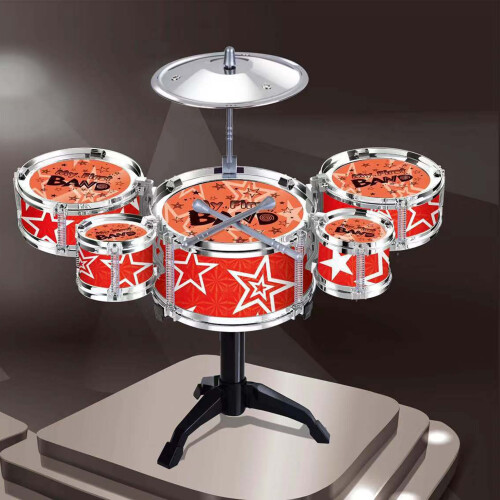 Kids Instrument Drum Set for Toddler Educational Percussion Simulation Instrument