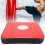Supporto a parete per pad bersaglio da boxe 30x30x5 cm Rosso/Bianco 9