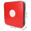 Supporto a parete per pad bersaglio da boxe 30x30x5 cm Rosso/Bianco 4