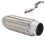 Soufflets d'échappement en acier inoxydable 28,0 pouces, argent 6