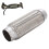 Soufflets d'échappement en acier inoxydable 28,0 pouces, argent 8