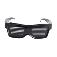USB aufladbare LED-Brille mit App-Steuerung, Rot, ABS-Material