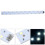 Luce LED USB mini 6400K da 20 cm, bianca, per Studio Box 4