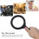 Lente d'ingrandimento LED 3X, 250 lm, ABS nero, 24x11,3 cm 11