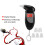 Tester digitale di alcol nel respiro Nero 0,00-0,19% BAC 8