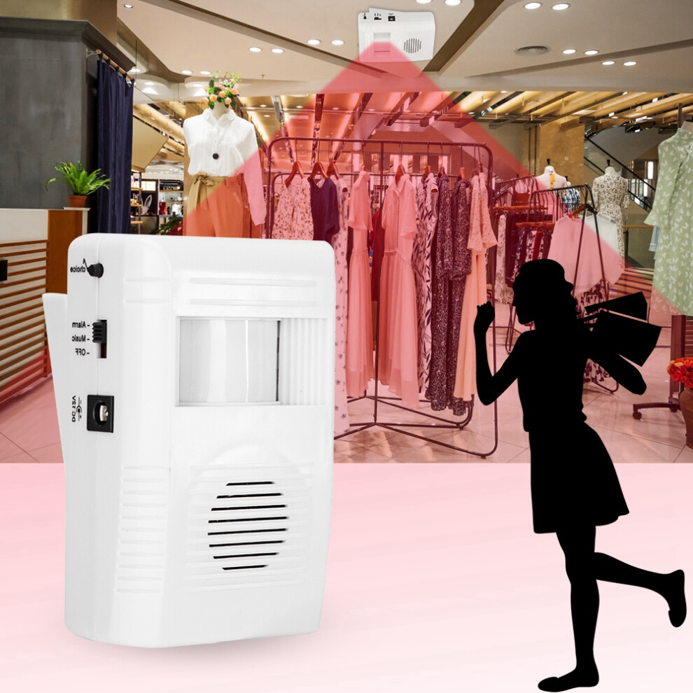 Human Body Induction Infrared Sensor Alarm Door Entry Welcome Greeting Doorbell Motion Detector 5031322500348