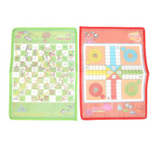 2-en-1 Serpents et Échelles et Échecs 36x25cm 51g Coloré