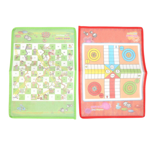 2-en-1 Serpents et Échelles et Échecs 36x25cm 51g Coloré