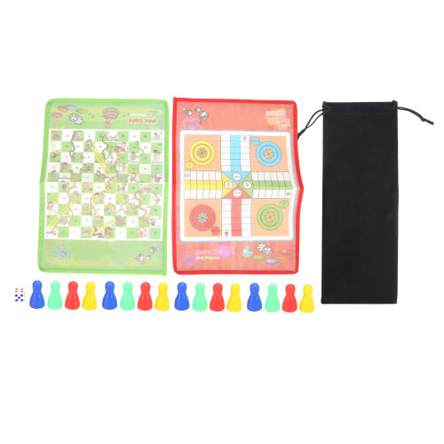 2-en-1 Serpents et Échelles et Échecs 36x25cm 51g Coloré 1