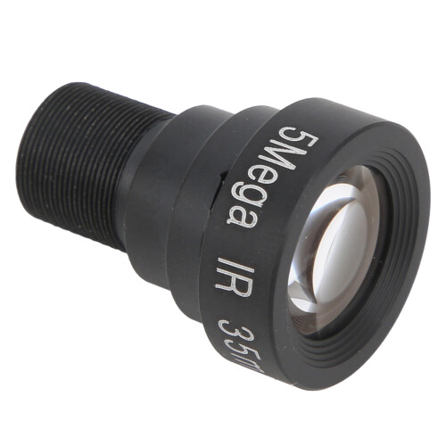 Objectif 5 MP pour carte unique, 35mm, 34.8mm, Noir M12