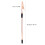5 pièces Cayman Clamp 15,5 cm Clips en or rose 6