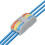 10 pièces orange connecteur à levier 2 entrées 2 sorties 24 A 6