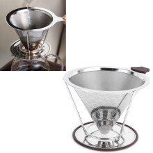 Modèle : Filtre en acier inoxydable 1 à 6 tasses Couleur : Tel que montré