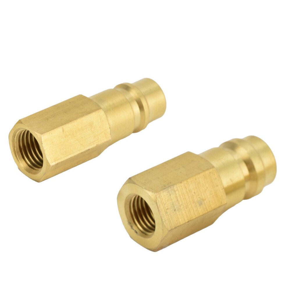 2Pcs R134a Air Conditioning Adapter 1/4Sae High Pressure Converter Coupler Connector 6901322503092