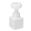 Flacon à pompe mousse blanche 250 ml format voyage 15