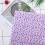 7pcs 25*25cm Cotton Fabric DIY Assorted Squares Pre Cut Bedding Kit Quarters Bundle Purple Dot 12