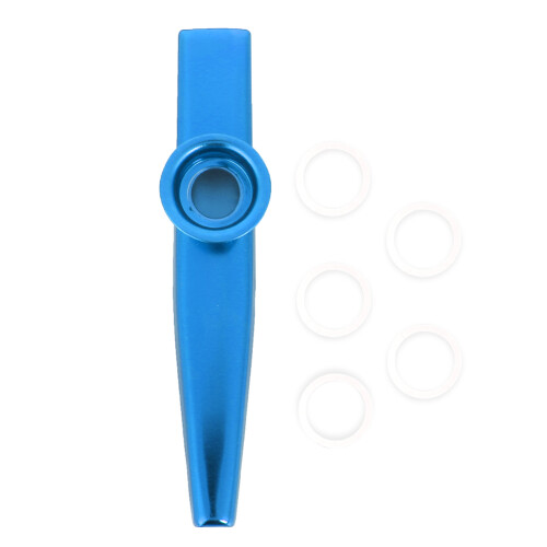 Kazoo in alluminio, set da 6 pezzi, 12x2,5x2cm;4,7x1x0,8in 1