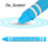 Penna stilo Smooth Touch - 6,3 g 15x2,5x1 cm Blu 7