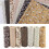 7 pezzi di quadretti di cotone da 25x25 cm Serie Caffè 8