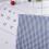 Set da 7 pezzi di quadrati in cotone da 25x25 cm, blu scuro 15