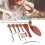 Accessoire pour violon en bois de jujubier - Taille 4/4 5