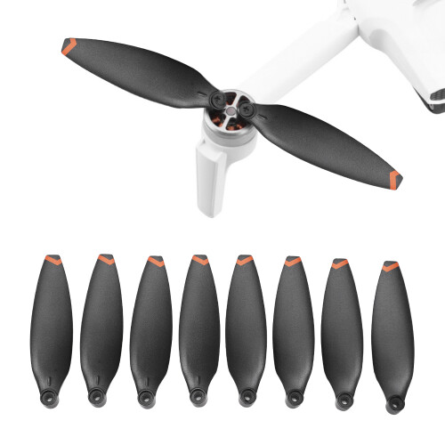 8 pièces d'hélices à faible bruit pour X8 MINI Orange Edge 2