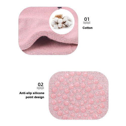 Ginocchiere antiscivolo per gattonare, rosa, 12x7,5 cm 2