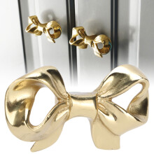 Nordic Light Poignée BowKnot en laiton de luxe, 1 pièce - 1 trou