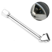 Tige gonflable pour pneu de voiture de 14 cm, métal, Diam. 1,3 cm