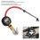 Misuratore di pressione per pneumatici LCD 3-300 PSI per auto e moto 13
