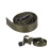 2 pièces sangles de sanglage vertes 25 mm 3 m boucles en zinc 12