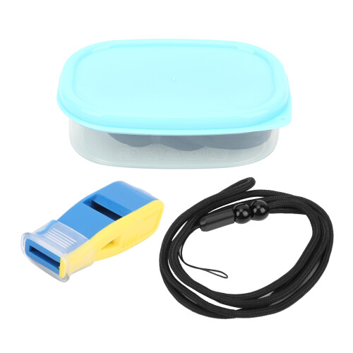 Sifflet Crasp ABS 49x20x13 mm 0-4000 Hz Bleu Jaune 1