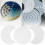 Moule calendrier blanc 1 ensemble demi-lune 20x10.5x1.3cm 16