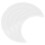 Moule calendrier blanc 1 ensemble demi-lune 20x10.5x1.3cm 6