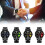 Orologio da uomo impermeabile con ruota cava 3D e quadrante da 4 cm 8